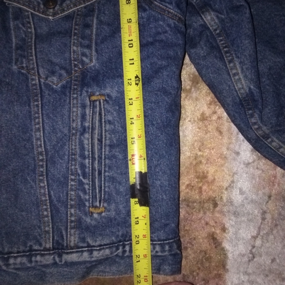 Vintage Levi's Blue Denim Jacket With Sherpa Lini… - image 3